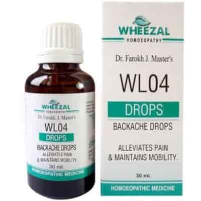 Buy Wheezal WL - 4 Backache Drops