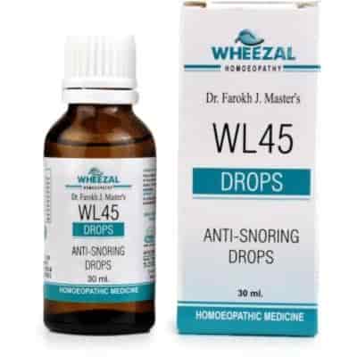Buy Wheezal WL - 45 Anti Snoring Drops