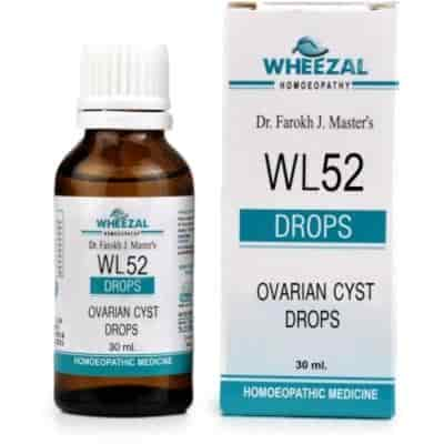 Buy Wheezal WL - 52 Ovarian Cyst Drops