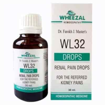 Buy Wheezal WL - 32 Renal Pain Drops