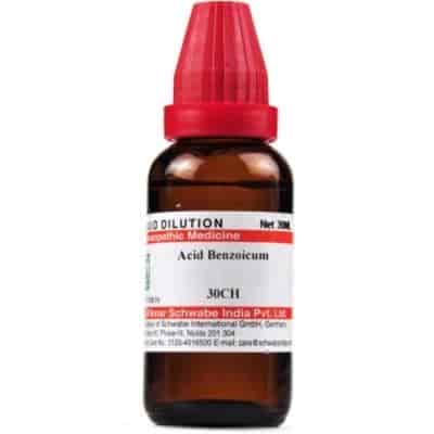 Buy Willmar Schwabe India Acid Benzoicum - 30 ml