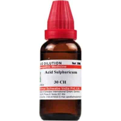 Buy Willmar Schwabe India Acid Sulphuricum - 30 ml