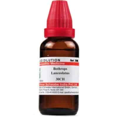 Buy Willmar Schwabe India Bothrops Lanceolatus - 30 ml