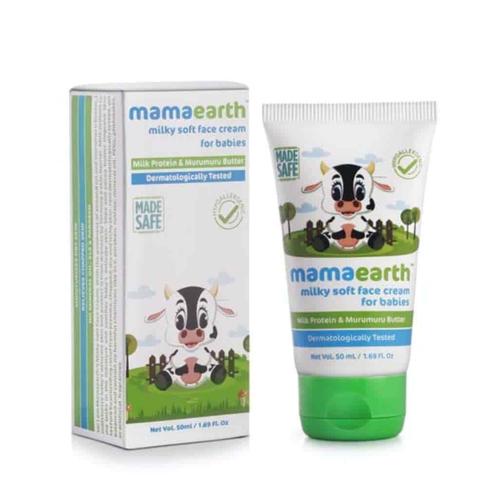 Mamaearth Milky Soft Face Cream With Murumuru Butter for Babies