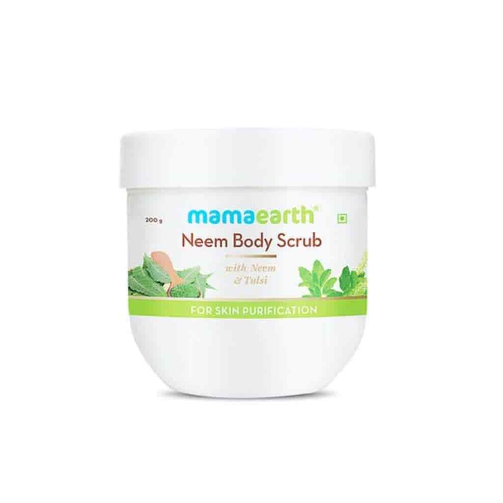 Mamaearth Neem Body Scrub with Neem & Tulsi for Skin Purification
