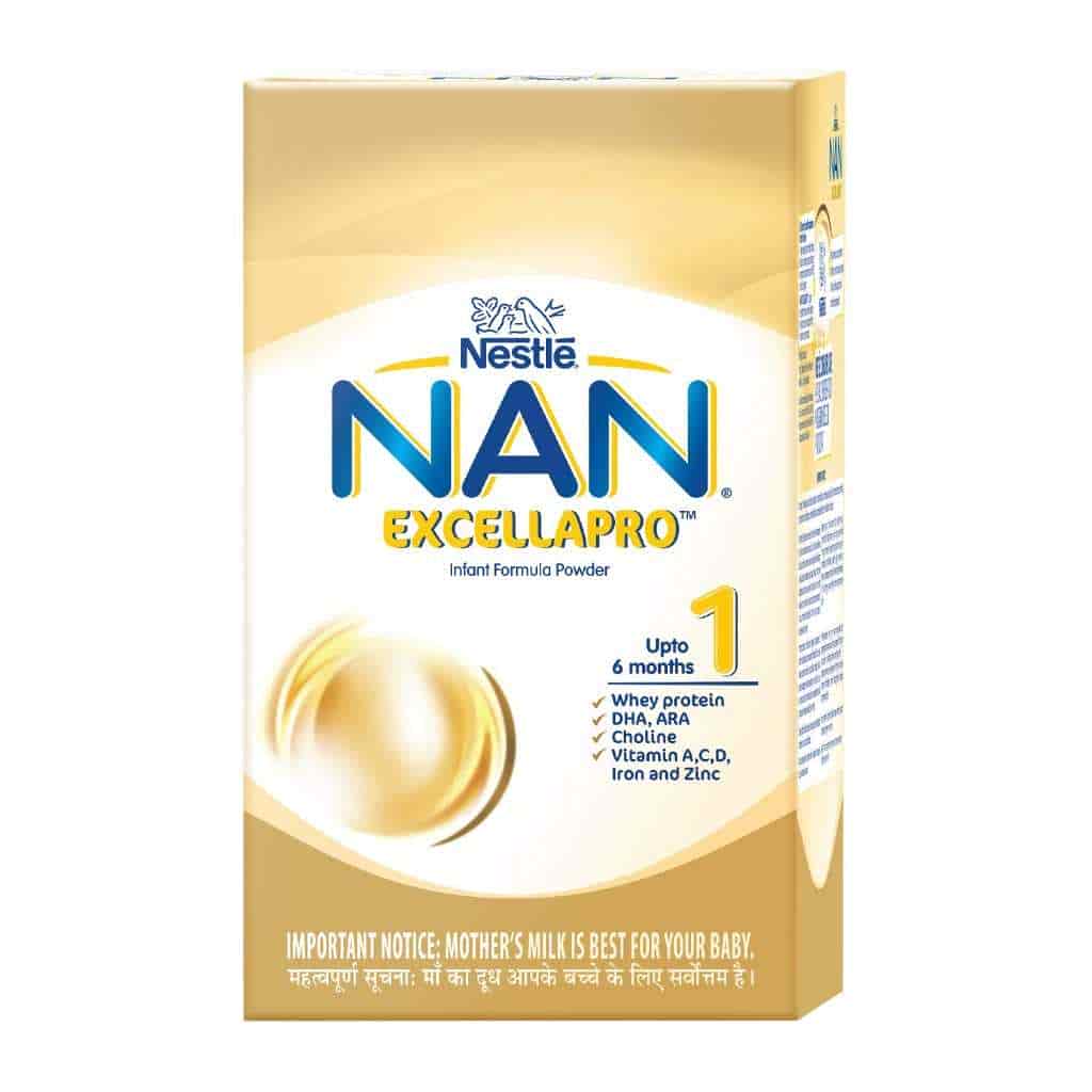 Nestle Nan Excellapro 1 Infant Formula Powder - Upto 6 Months - Stage 1