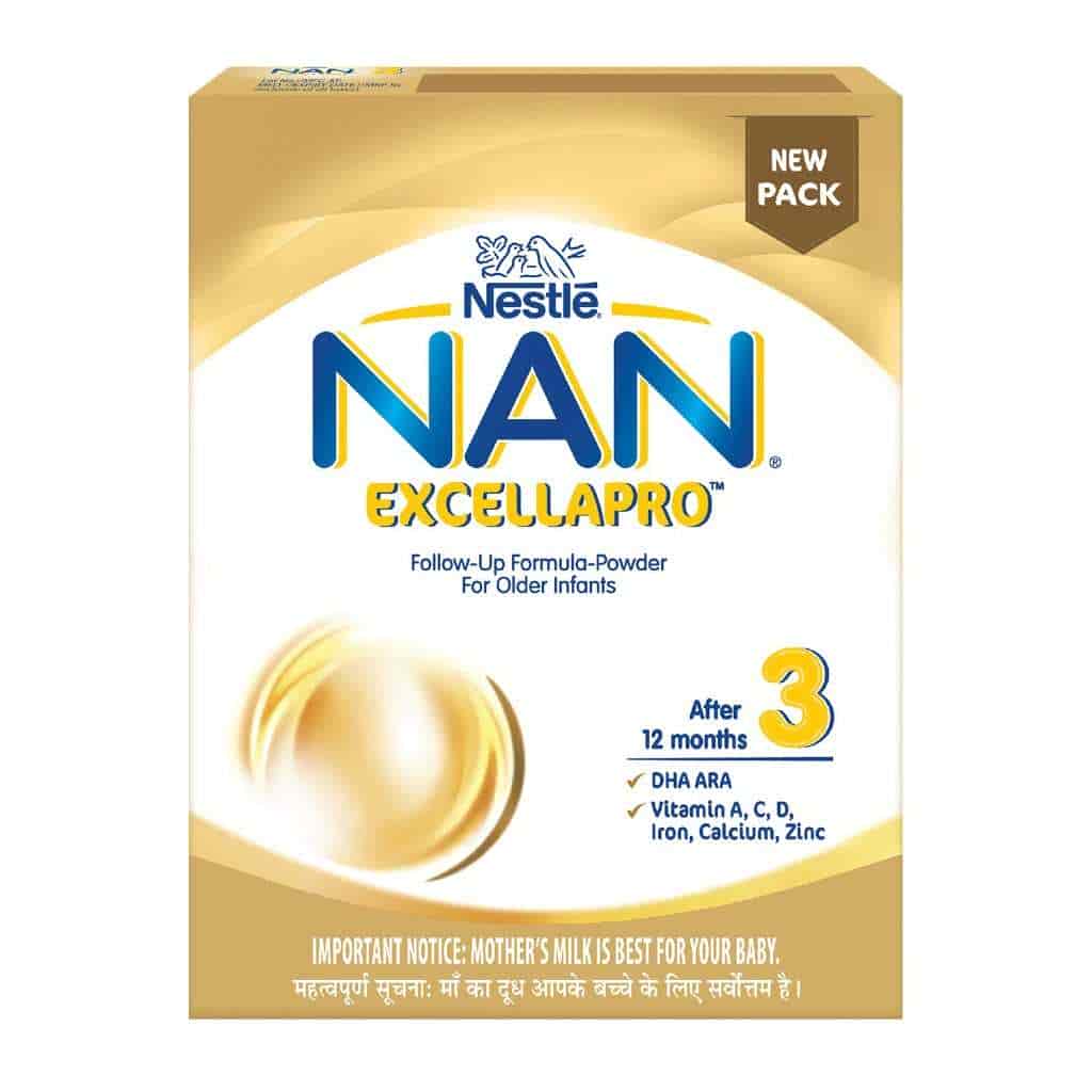Nestle Nan Excellapro 3 Follow-Up Formula-Powder - After 12 Months - Stage 3