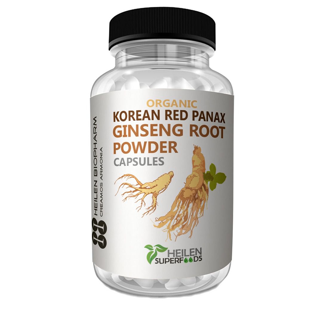 Heilen Biopharm Korean Red Panax Ginseng Root Capsules