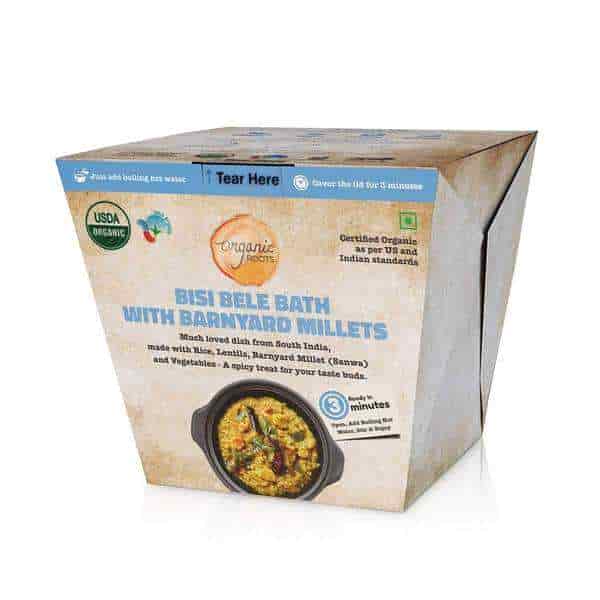 Rootz & Co. Bisi Bele Bath with Barnyard Millets Pack of 2