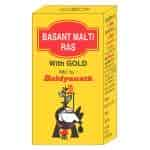 Buy Baidyanath Basant Malti Ras ( Swarna Moti Yukta )