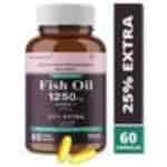 Carbamide Forte Omega 3 Fish Oil 1250Mg Supplement 25% Extra