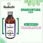 Guduchi Ayurveda Dhanvantara Taila Beneficial In Neurological & Rheumatic Diseases Relieve Cramps Numbness Pain & Swelling Strengthen Muscles