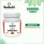 Guduchi Ayurveda Haridra Tablet 500Mg Effective Herb For Skin & Respiratory Care Cures Skin Allergy