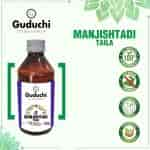 Guduchi Ayurveda Manjishtadi Taila Treats Headache Eye Diseases & Rejuvenates Skin Stress Relief