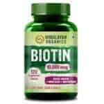 Himalayan Organics Biotin 10000 mcg Supplement with Keratin Amino Acids & Multivitamin