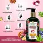 Himalayan Organics Onion Oil Shampoo for Hair Growth No Parabens & No Sulphate