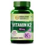 Himalayan Organics Vitamin K2 100 mcg Serving for Strong Bones & Healthy Heart