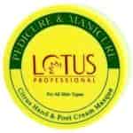 Buy Lotus Professional Pedicure and Manicure Citrus Hand and Foot Cream Masque