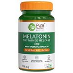 Pure Nutrition Melatonin 5 mg ( Sustained Release ) Veg Tablets