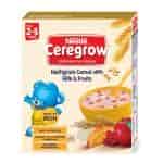 Nestle Ceregrow Fortified Multigrain Cereal with Milk and Fruits - from 2-5 Years