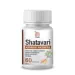 Buy Nirogam Shatavari Capsules for PMS lactation aphrodisiac menopausal symptoms