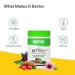 Oziva Bettr C+ Plant Based Vitamin C With Zinc Rosehip Bioflavonoids For Advanced Immunity Better Absorption Than Synthetic Vitamin C