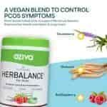 Oziva For Pcos Oziva Plant Based Herbalance For Pcos With Chasteberry Shatavari Red Raspberry Ashoka & More