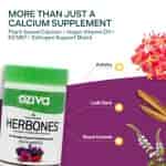 Oziva Herbones With Plant Based Calcium Vegan Vitamin D3 & K2 Mk 7 For Healthier Bones