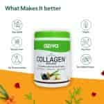 Oziva Plant Based Collagen Builder With Silica Vitamin C Biotin For Anti Ageing Beauty