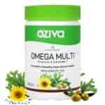Oziva Plant Based Omega Multi With Vegan Omega 3 Plant Vitamins And Extra Virgin Olive Oil