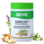 Oziva Sero D3+ Serotonin Boosters With Vitamin D3 Brahmi & Ginseng Extract For Stress & Anxiety Relief