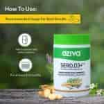 Oziva Sero D3+ Serotonin Boosters With Vitamin D3 Brahmi & Ginseng Extract For Stress & Anxiety Relief