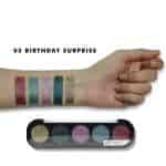 paccosmetics Glitter Eyeshadow X5 Birthday Surprise