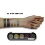 paccosmetics Glitter Eyeshadow X5 Wanderlust