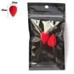 paccosmetics Mini Sponge Set Water Drop Red