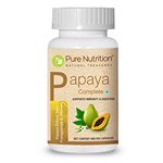 Pure Nutrition Papaya fruit and leaf Extract Veg Capsules