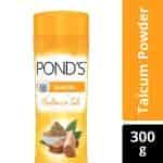 Ponds Sandal Radiance Talcum Powder - Natural Sunscreen