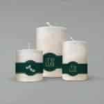 Rewa Jasmine Scented Pillar Candles Pack of 3