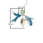 Rooh Dream Catchers Book Mark Blue Handmade Book Marks For Positivity