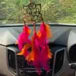 Rooh Dream Catchers Festive Ganesh Car Hanging Handmade Hangings For Positivity
