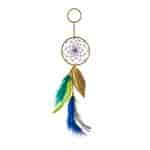 Rooh Dream Catchers Handmade Key Chain Green Blue