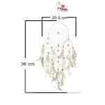 Rooh Dream Catchers White 4 tier Handmade Hangings