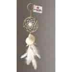 Rooh Dream Catchers White Key Chain Handmade