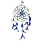 Rooh Dream Catchers Wooden Blue Velvet Handmade Hangings