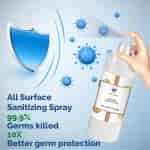 Seer Secret Multi Purpose Surface Sanitizer Spray Antibacterial Kills 99.9% Germs