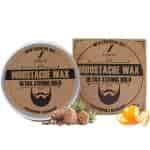 Spruce Shave Club Beard & Moustache Wax For Ultra Strong Hold Cedarwood & Mandarin