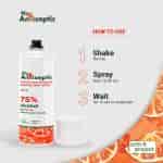 St Beard Nu Antiseptic Multipurpose Potent Surface Disinfectant Spray Orange