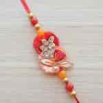 Strands Coral and Red Festive Rakhi Brother