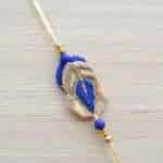 Strands Royal Blue & Gold Ethnic Rakhi Bhai