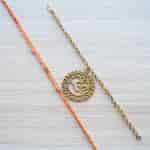 Strands Sacred Mauli & Swastik Bracelet Gift Rakhi Set
